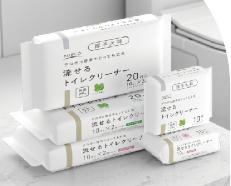 流せるトイレクリ一ナ一