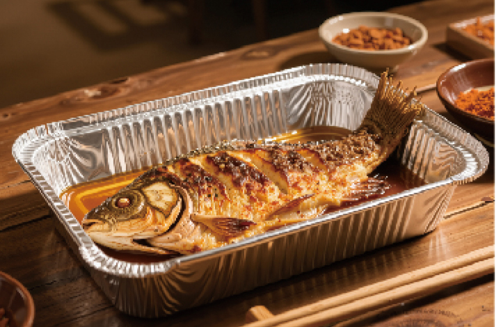 アルミ箔製の弁当箱