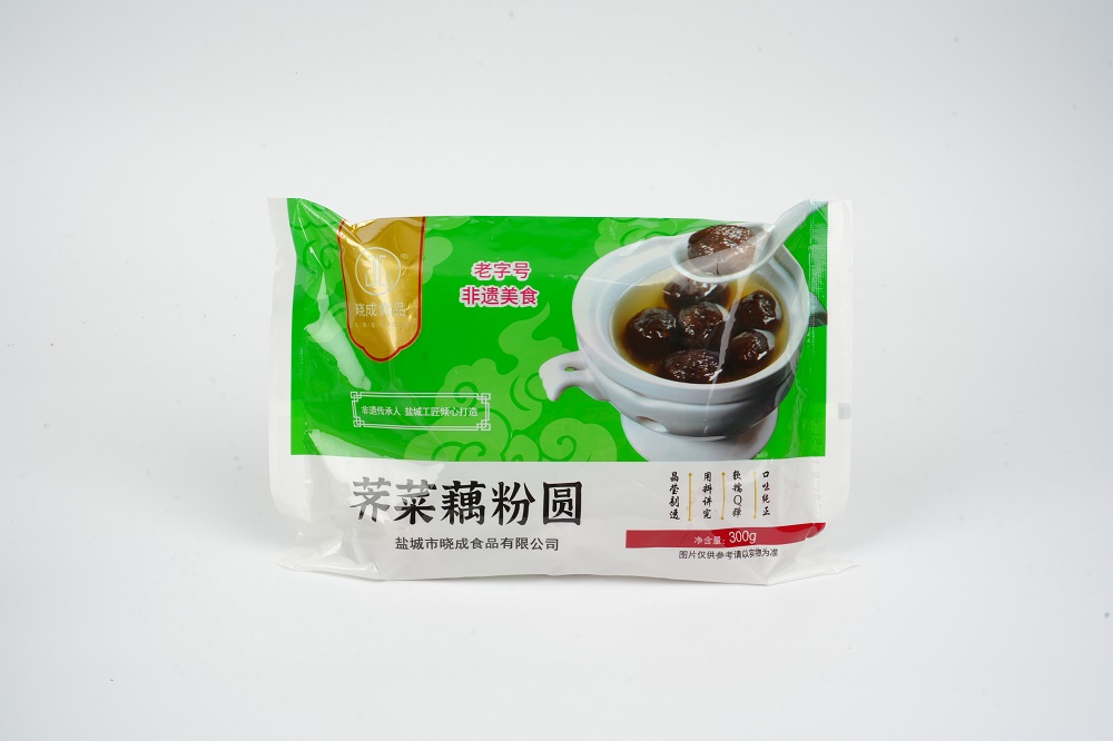 荠菜藕粉圆