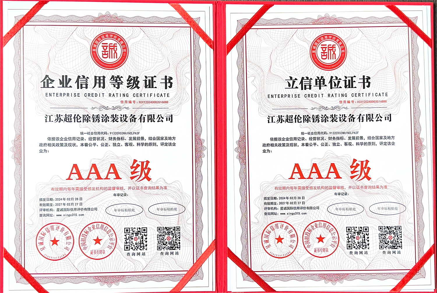 企业信用等级证书、立信单位证书