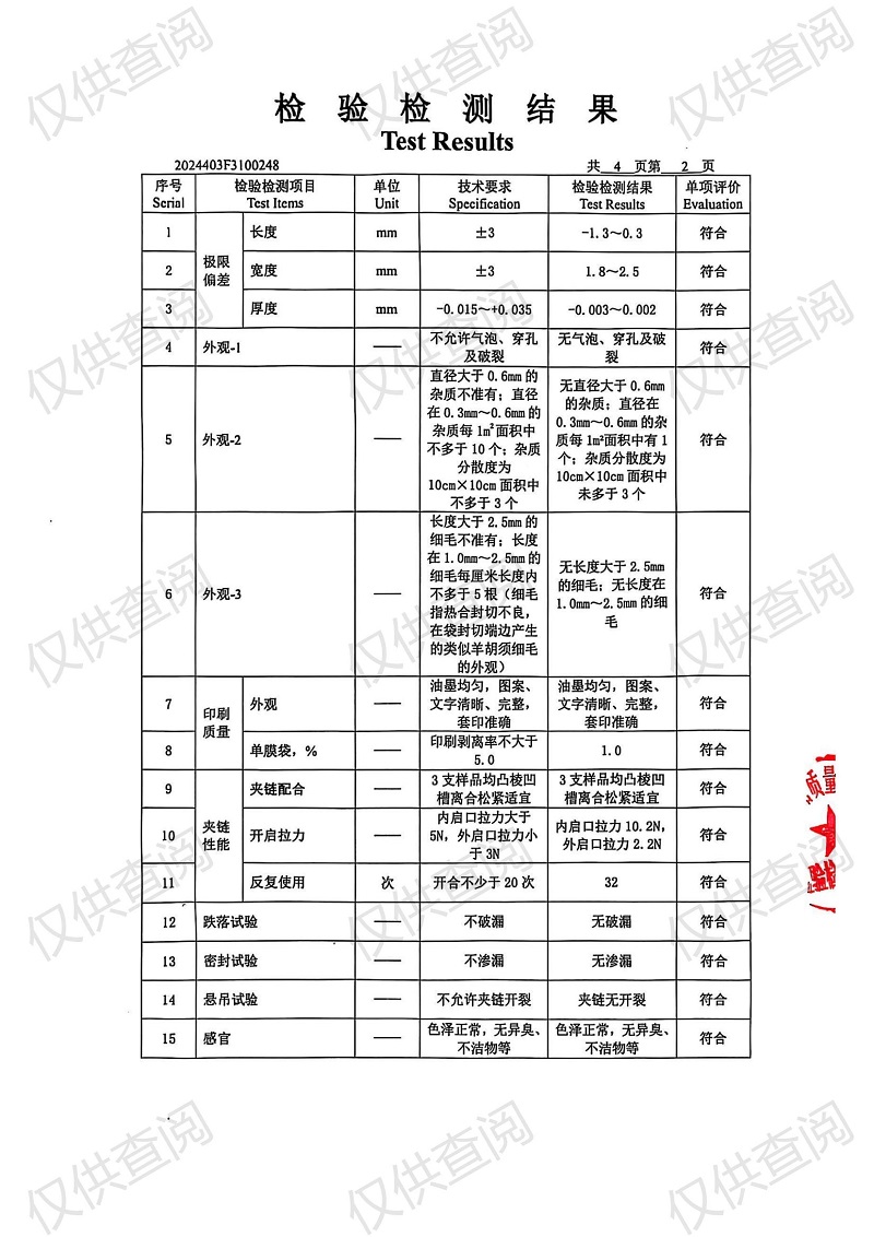 检测报告